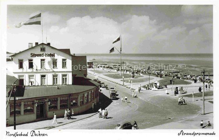 Duhnen Cuxhaven Strandpromenade Strand-Hotel