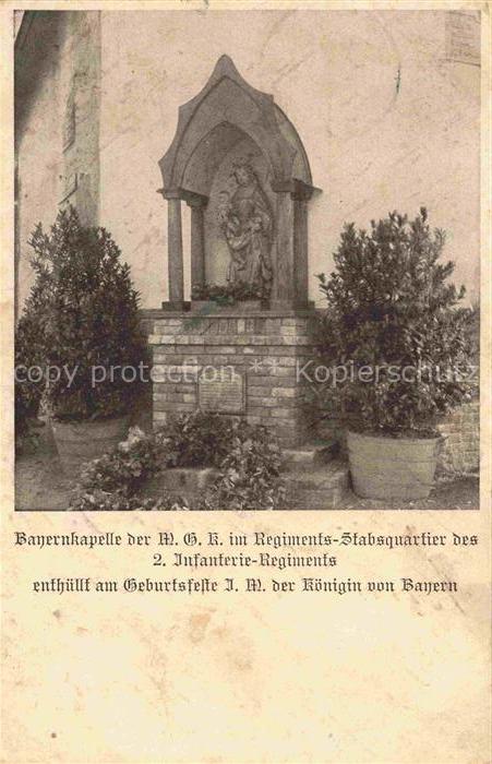 Muenchen Bayern Bauernkapelle der M.G.K. im Regiments-Stabsquartier des 2. Infan