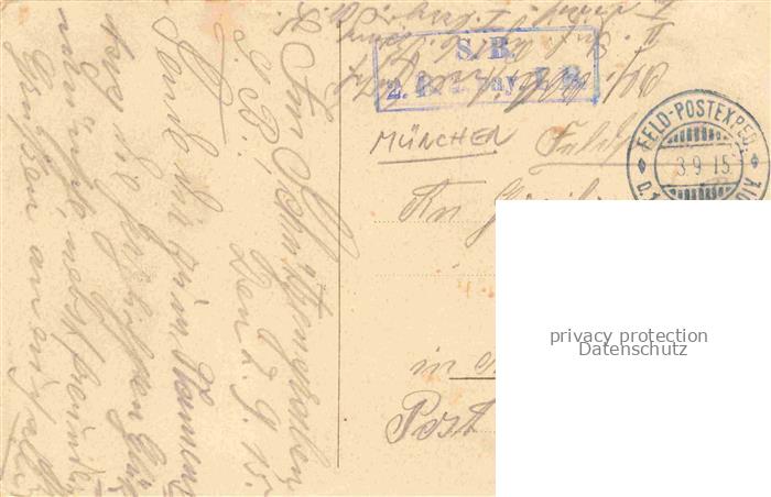 Muenchen Bayern Bauernkapelle der M.G.K. im Regiments-Stabsquartier des 2. Infan – Bild 2