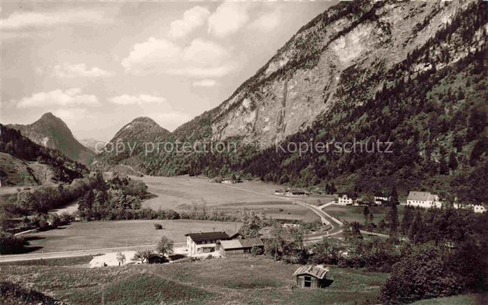 Schneizlreuth Berchtesgadener Land Bayern Panorama Blick ins Tal Berchtesgadener