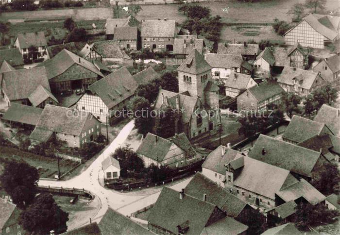 Wangelnstedt Holzminden Niedersachsen Ortszentrum mit Kirche