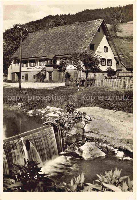 Schapbach BAD RIPPOLDSAU-SCHAPBACH Gasthaus Pension zum Schmidsberg Wasserfall