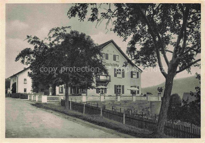 Pommelsbrunn Gaststaette zum Bahnhof Kupfertiefdruck