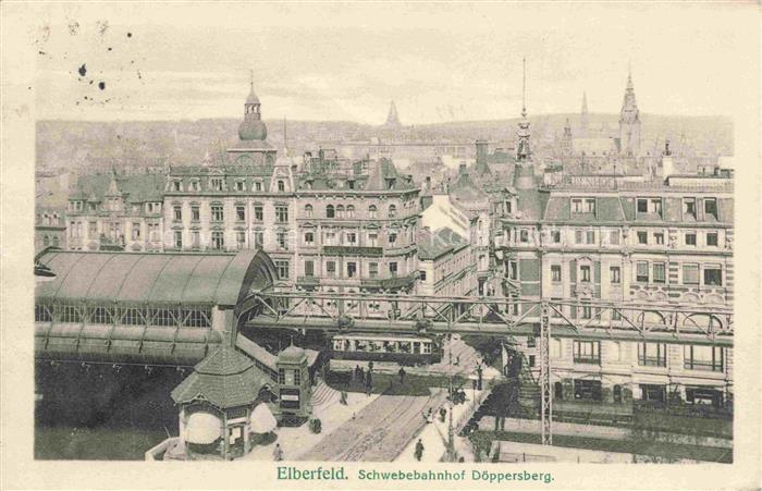 Elberfeld Barmen WUPPERTAL Schwebebahnhof Doeppersberg