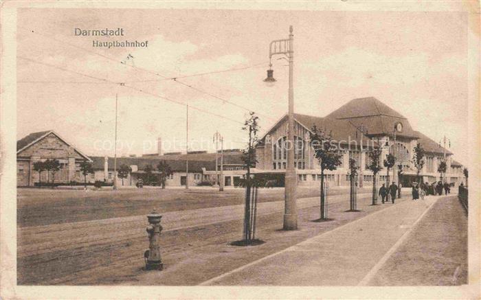 DARMSTADT Hessen Hauptbahnhof Feldpost