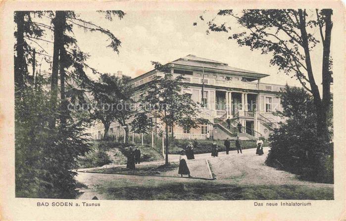 BAD SODEN  Taunus Hessen Das neue Inhalatorium Feldpost