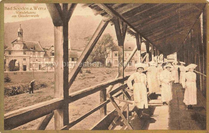 BAD SOODEN-ALLENDORF Wandelgang am Gradierwerk