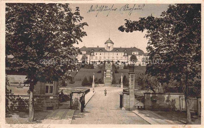 Gottleuba-Berggiesshuebel Bad Heilstaette der LVA Sachsen Eingang