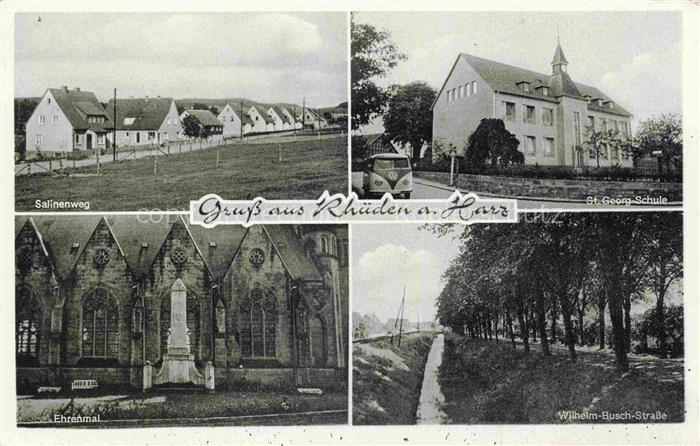 Rhueden Seesen Harz Niedersachsen Salinenweg St. Georg-Schule Ehrenmal Wilhelm-B