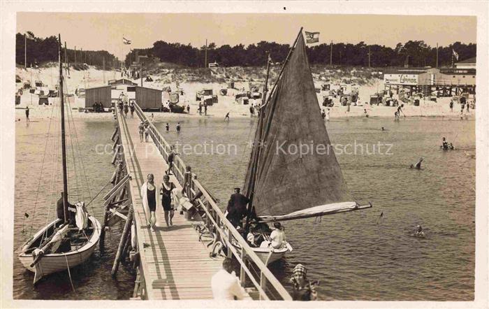 BAABE Ostseebad Ruegen Seebruecke Strand