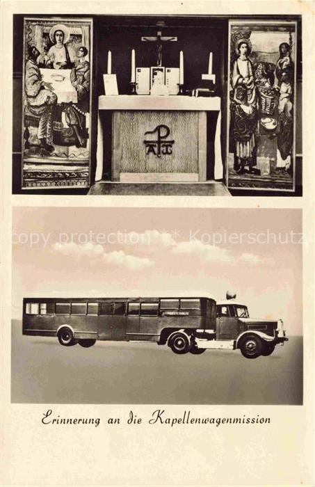 Koenigstein  Taunus Missionswagen der Ostpriesterhilfe Vaterhaus der Heimatvertr