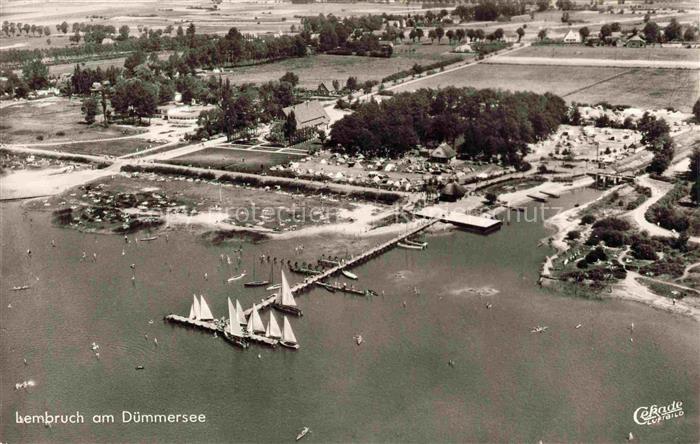 Lembruch Duemmersee Niedersachsen Fliegeraufnahme