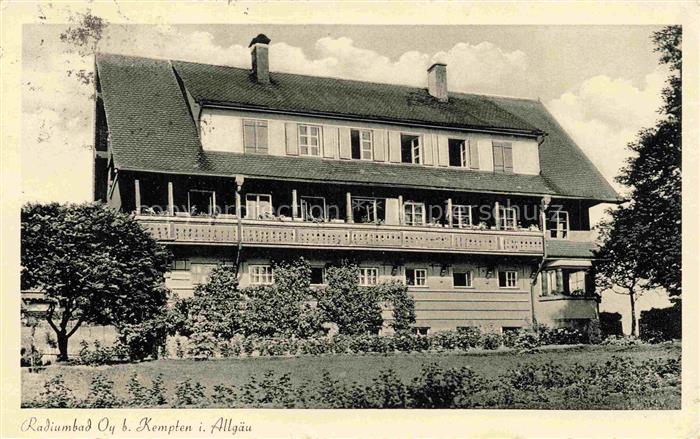 KEMPTEN Allgaeu Bayern Radiumbad Oy