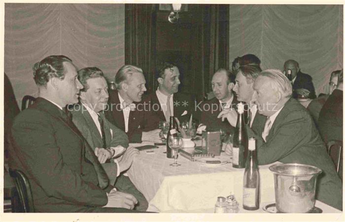 Muenchen Bayern Erinnerungskarte an die Drupa Gruppenbild