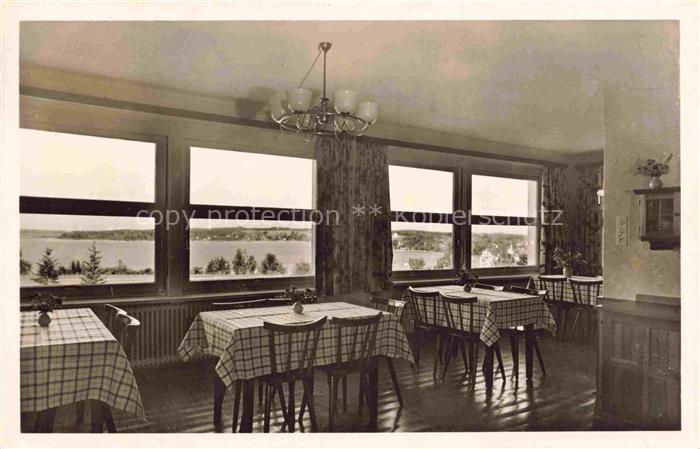 Herrsching Ammersee Bauernschule des Bayerischen Bauernverbandes Speiseraum