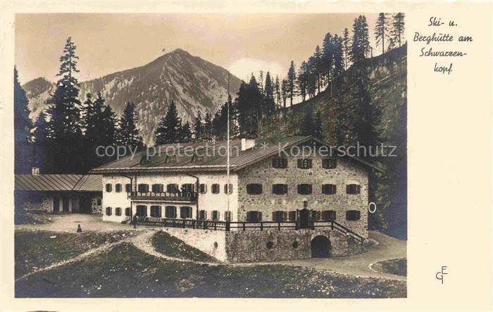 Neuhaus Schliersee Ski- und Berghuette am Schwarzenkopf mit Brecherspitze