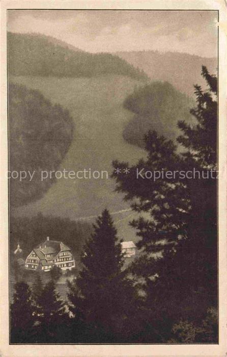 Menzenschwand Blick auf das Erholungsheim Schwarzwald