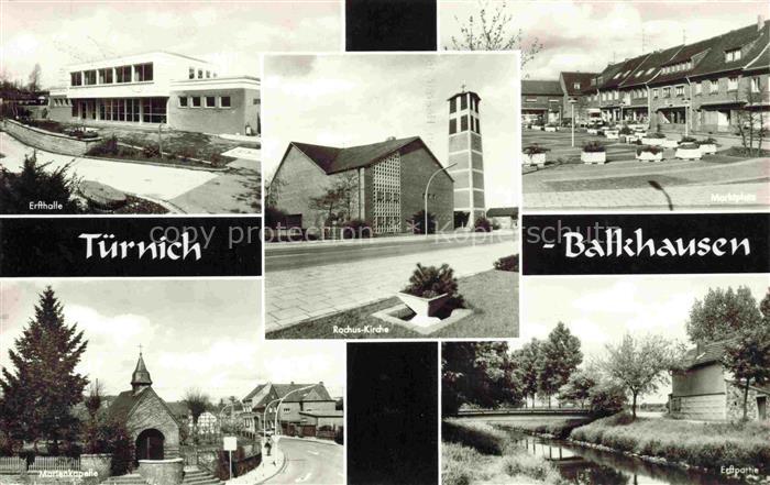 Balkhausen Tuernich Kerpen Rhein-Erft NRW Erfthalle Marktplatz Rochus-Kirche Kap