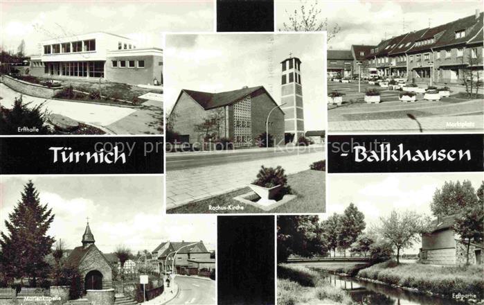 Balkhausen Tuernich Kerpen Rhein-Erft NRW Erfthalle Rochus-Kirche Marktplatz Kap