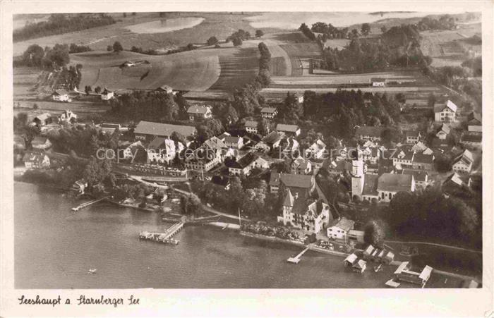 Seeshaupt Starnberger See Fliegeraufnahme