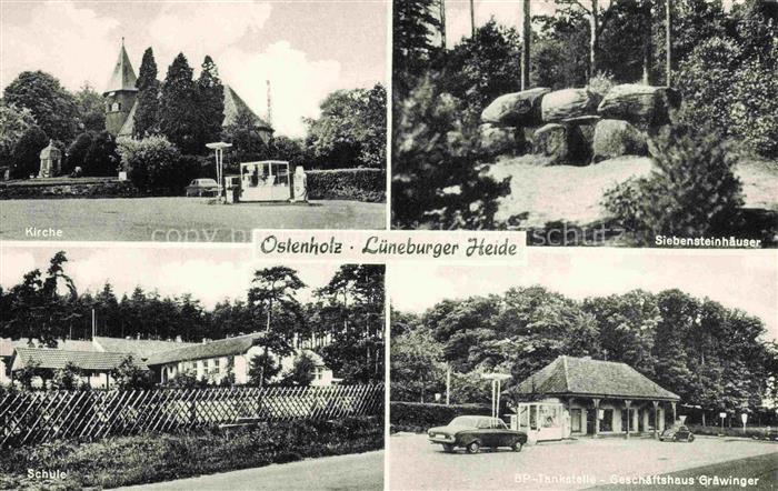 Ostenholz Osterheide Soltau-Fallingbostel Niedersachsen Kirche Siebensteinhaeuse