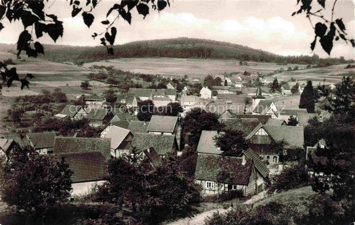 Floersbach Spessart Main-Kinzig-Kreis Hessen Teilansicht mit Gasthaus zum Adler