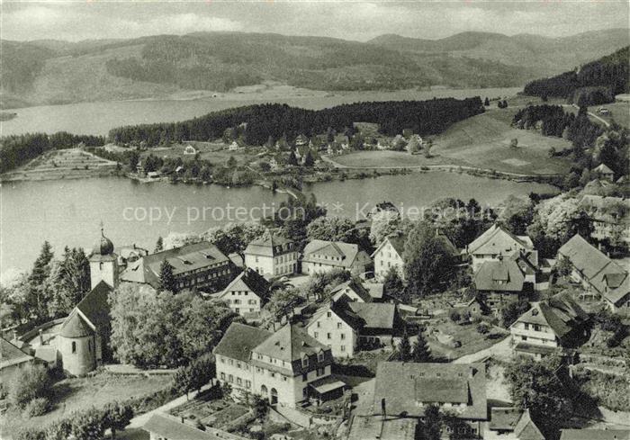 Schluchsee Panorama Luftkurort im Schwarzwald Kupfertiefdruck