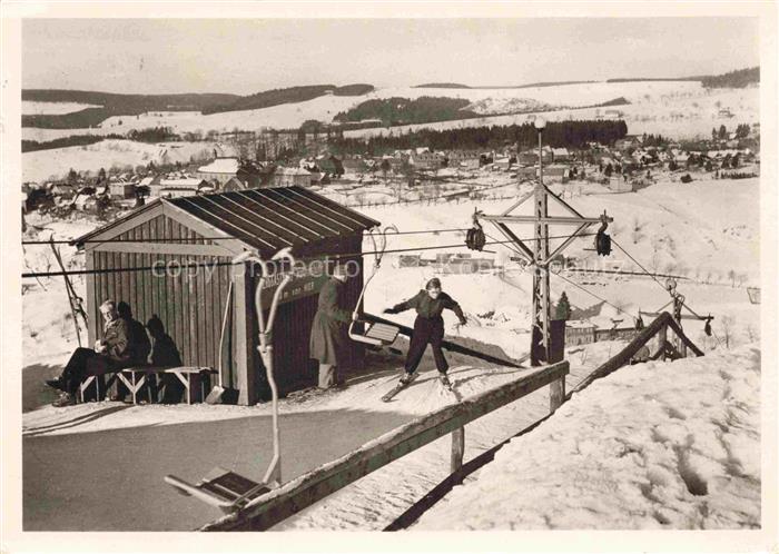 St Andreasberg Harz Wintersportplatz Bergstation des Skilifts