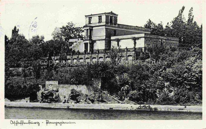 ASCHAFFENBURG Main Bayern Pompejanum