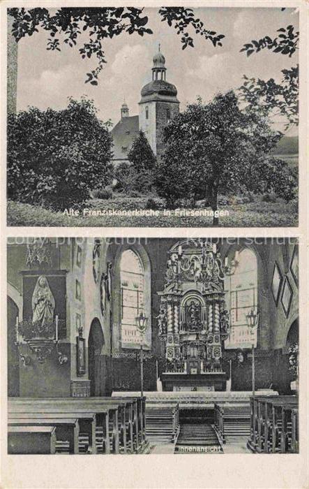 Friesenhagen Altenkirchen Westerwald Rheinland-Pfalz Alte Franziskanerkirche Inn