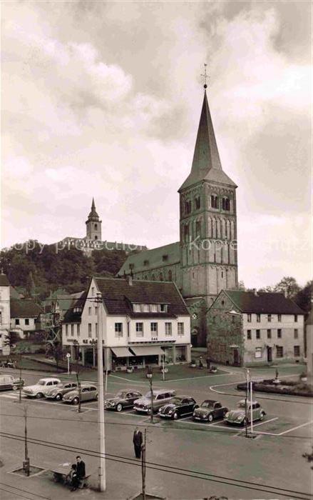 Siegburg NRW Markt Servatiuskirche Abtei Michaelsberg
