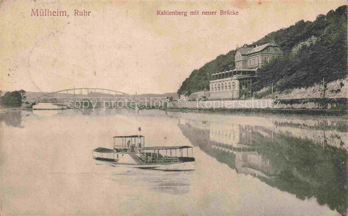MueLHEIM  RUHR Kahlenberg mit neuer Bruecke