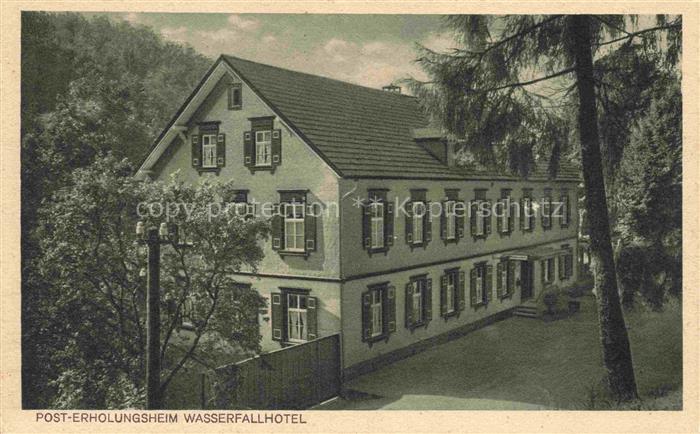 Oppenau Ortenaukreis BW Post-Erholungsheim Wasserfallhotel im Lierbachtal