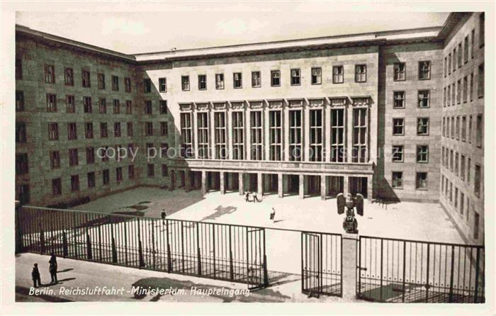 BERLIN  CITY Reichsluftfahrt-Ministerium Haupteingang