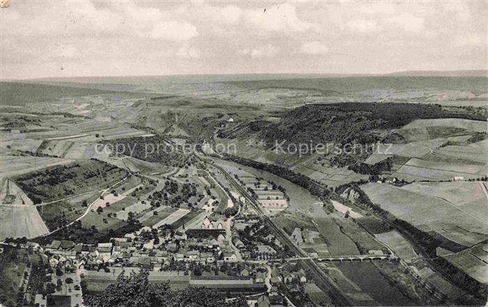Oberhausen Nahe Panorama Blick vom Lemberg ins Nahetal