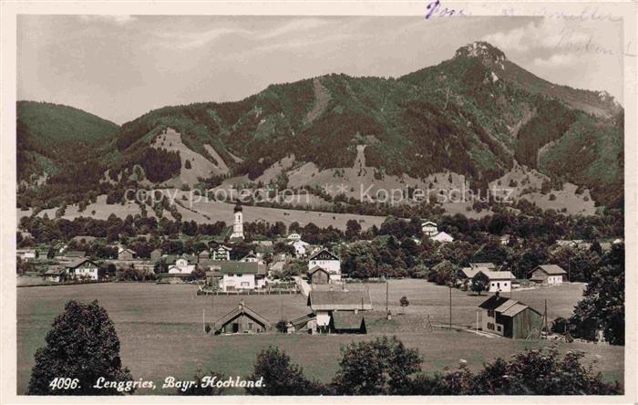 Lenggries Bayern Panorama Bayerisches Hochland