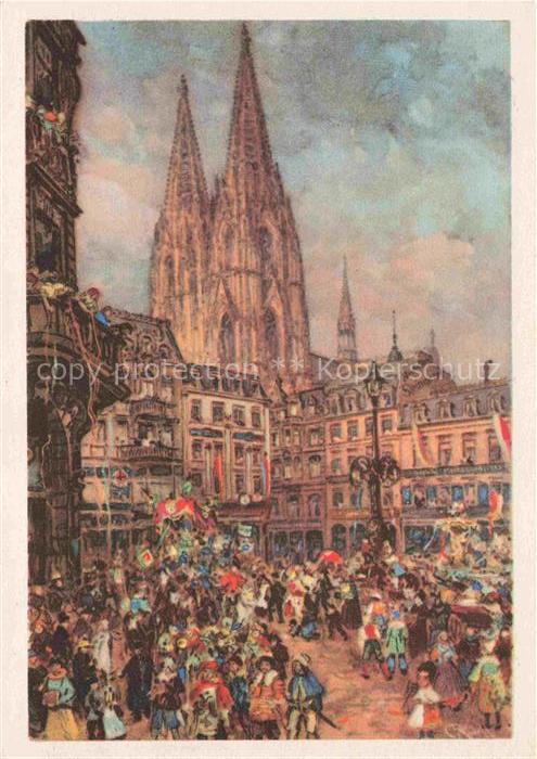 KoeLN  RHEIN Koelner Karneval Kuenstlerkarte