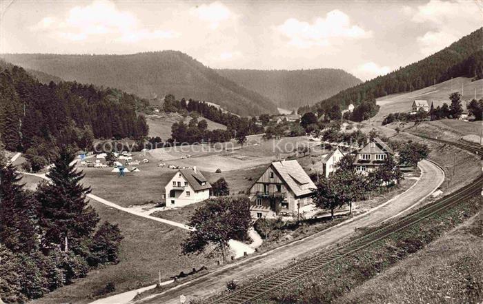 Alpirsbach Freudenstadt BW Panorama Kloster- und Kurstadt im Schwarzwald Ehlenbo