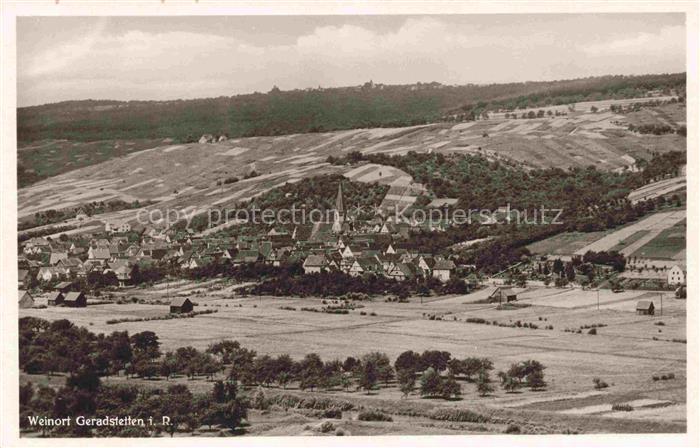 Geradstetten Remshalden BW Panorama Weinort