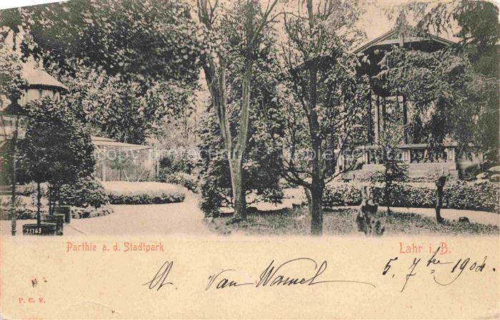 LAHR Baden Partie aus dem Stadtpark