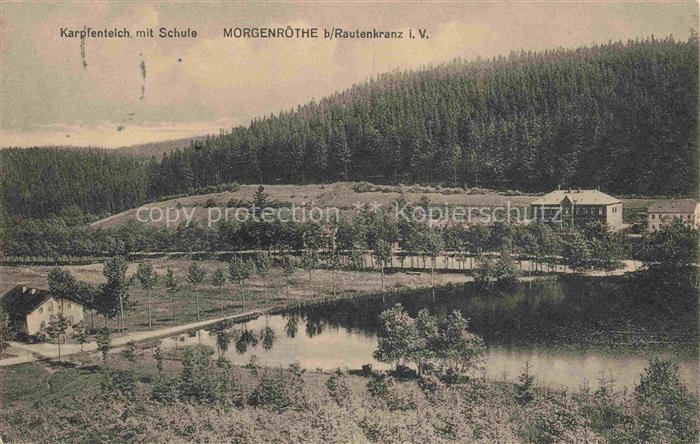 Morgenroethe-Rautenkranz Karpfenteich mit Schule