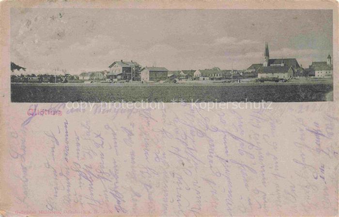 ALToeTTING Bayern Panorama Ansicht mit Kirche