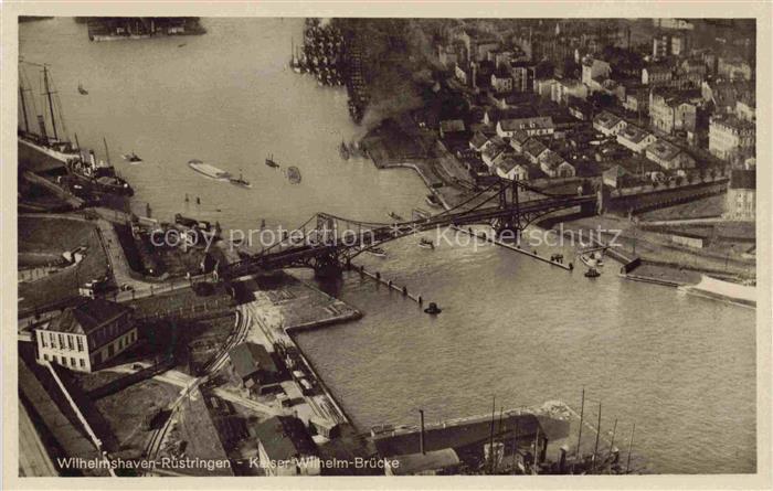 Ruestringen  Wilhelmshaven Niedersachsen Kaiser-Wilhelm-Bruecke