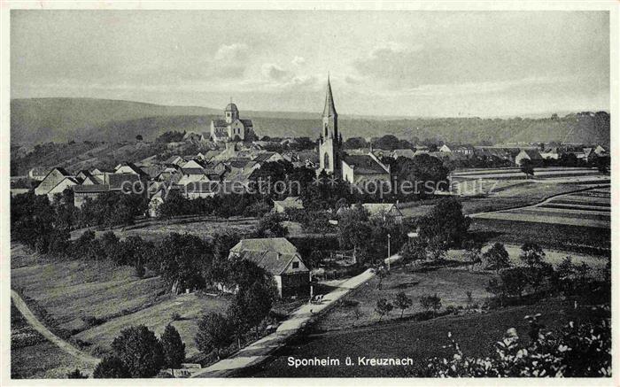 Sponheim Bad Kreuznach Rheinland-Pfalz Panorama