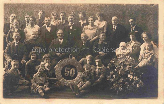 Holweide Koeln NRW Gruppenbild 50 Jahr-Feier