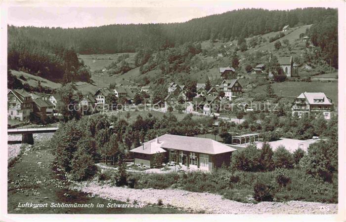 Schoenmuenzach Baiersbronn Panorama Luftkurort Haus Waldfrieden