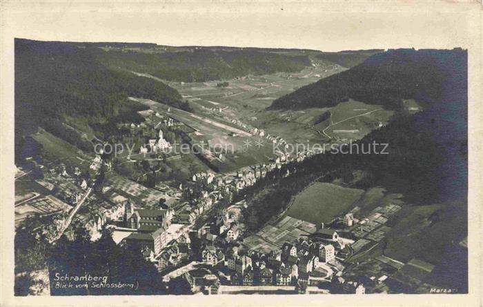 Schramberg BW Panorama Blick vom Schlossberg