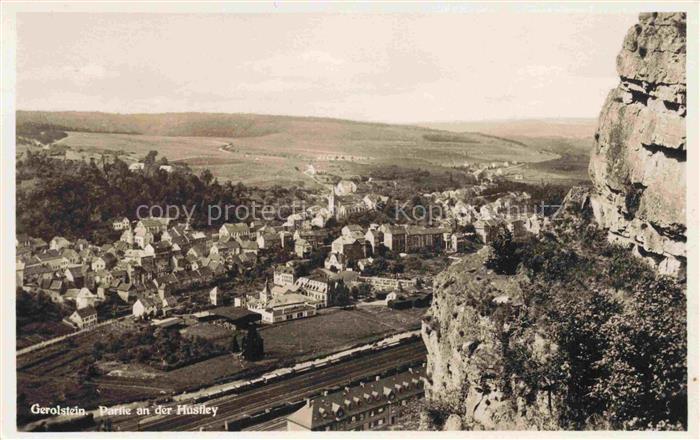 Gerolstein Rheinland-Pfalz Panorama Blick ins Tal Partie an der Hustley