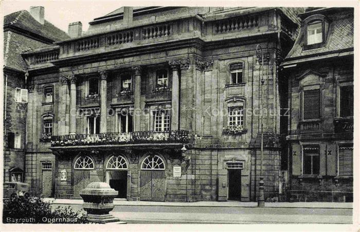 BAYREUTH Bayern Opernhaus