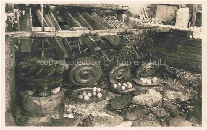 BERCHTESGADEN Bayern Die Untersberger Marmorkugelmuehlen in der Almbachklamm